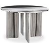 Image 2 : BNIB - Moes - Celia Round Dining Table Panda Marble - MSRP $3,749 - JD-1076-37-0 - 48" W x 48" D x 3