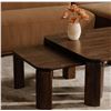Image 2 : BNIB - Moes - Bailey Nesting Coffee Table Deep Brown - MSRP $1,399 - JD-1094-20 - 35" W x 35" D x 16