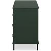 Image 3 : BNIB - Moes - Reagan 6-Drawer Dresser Deep Green - MSRP $2,899 - JU-1008-27 - 63" W x 18.5" D x 30.2
