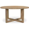 Image 1 : Moes - Joel Dining Table - Natural - MSRP $3,549 - JD-1101-24-0 - 60" W x 60" D x 30" H