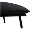 Image 3 : BNIB - Moes - Morgan Outdoor - Ottoman - Speckled Charcoal - MSRP $1,149 - MO-1026-07 - 29.1" W x 26