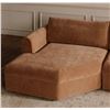 Image 3 : BNIB - Moe's - Madrid Left Facing Sectional Sofa in Heritage Pink Chenille Fabric - MSRP $4,349.00 -