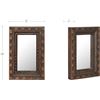 Image 4 : BNIB - Moe's - Holland Mirror - Small - Brown - MSRP $329.00 - Item # PZ-1017-03 - 12" W x 2" D x 18
