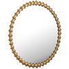 Image 2 : BNIB - Moe's - Whitby Mirror - Aged Brass - MSRP $989.00 - Item # QK-1029-43 - 36" W x 1" D x 36" H