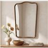 Image 2 : BNIB - Moe's - Keyes Mirror - Brass - MSRP $1,099.00 - Item # QK-1034-51 - 24" W x 2" D x 36" H