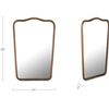 Image 3 : BNIB - Moe's - Keyes Mirror - Brass - MSRP $1,099.00 - Item # QK-1034-51 - 24" W x 2" D x 36" H