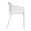 Image 3 : BNIB - Moe's - Faro Outdoor Dining Chair - Set of Two - White - MSRP $499.00 - Item # QX-1011-18 - 2