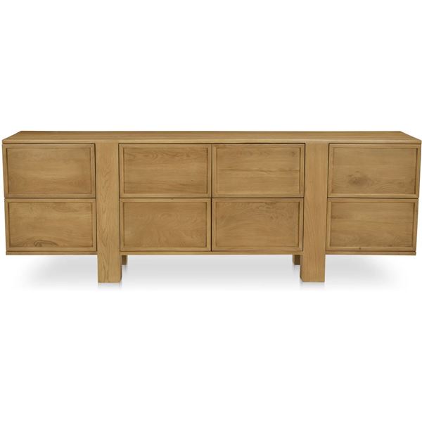 BNIB - Moe's - Henley Dresser - 8 Drawer - Brown - MSRP $5,699 - Item # RP-1065-03 - 85.00" W - 20.0