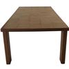 Image 3 : BNIB - Moe's Marina Outdoor Dining Table - Brown - Msrp $3299 - TA-1004-03-0 - 82" W x 42" D x 30" H