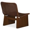 Image 2 : BNIB - Moe's Savanna Outdoor Accent Chair - Brown - MSRP $2649 - TA-1015-03 - 27"W x 30"D x 31"H