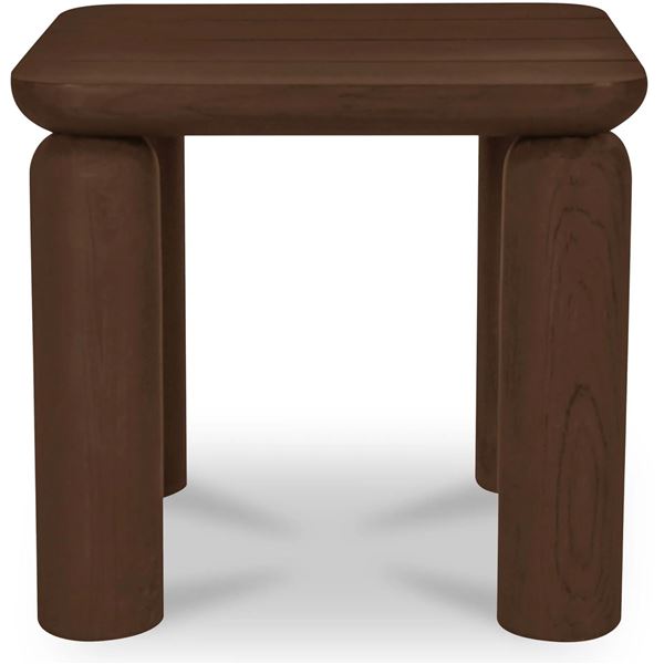 BNIB - Moe's Barclay Outdoor Side Table - Brown - Msrp $899 - TA-1009-03-0 - 22"W x 22"D x 20"H