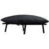 Image 2 : BNIB - Moes - Morgan Outdoor Ottoman Speckled Charcoal - MSRP $1,149 - MO-1026-07 - 29.1" W x 26.8" 