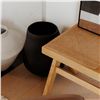 Image 3 : BNIB - Moes - Voss Decorative Vessel Black - MSRP $229 - DD-1039-02 - 14" W x 14" D x 18" H