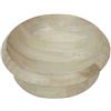 Image 4 : BNIB - Moes - Olen Bowl White Wash - MSRP $149 - DD-1056-24 - 10" W x 10" D x 3" H
