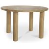 Image 2 : BNIB - Moe's - Milo Round Dining Table in Oak - MSRP $2,599.00 - FC-1003-24 - 48.0” W X 48.