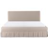 Image 1 : BNIB - Moes - Maren King Bed Beige - MSRP $3,649 - 85" W x 92" D x 45.3" H