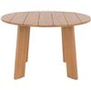 Image 2 : BNIB - Moes - Delta Natural Round Outdoor Dining Table - MSRP $1,899 - CV-1024-24 - 47" W x 47" D x 