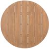 Image 4 : BNIB - Moes - Delta Natural Round Outdoor Dining Table - MSRP $1,899 - CV-1024-24 - 47" W x 47" D x 