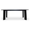 Image 1 : BNIB - Moes - Delta Black Oval Outdoor Dining Table - MSRP $3,390 - CV-1025-02 - 84" W x 39.5" D x 3