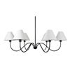 Image 2 : BNIB - Moes - Whitney Chandelier Blackened Bronze - MSRP $1,099 - EL-1003-02 - 47.25" W x 47.25" D x