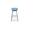 Image 5 : BNIB - Moe's - Piazza Outdoor Barstool - Blue - Set of Two - MSRP $289 - Item # QX-1004-26 - 19.29" 