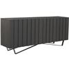 Image 2 : BNIB - Moe's Brolio Sideboard - Charcoal - Msrp $2349 - RP-1008-07 - 71" W x 16" D x 30" H
