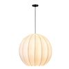 Image 2 : BNIB - Moe's Illume Large Pendant Light - White Silk - MSRP $899 - ZA-1010-18 - 28"W x 28"D x 70"H