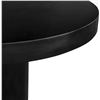 Image 2 : BNIB - Moe's - Cassius Black Concrete Round Outdoor Pedestal Dining Table - MSRP $1,849 - BQ-1057-02