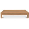 Image 1 : BNIB - Moe's - Enzo Outdoor Side Table - Natural - MSRP $879 - Item # TA-1003-24 - 35.5" W - 28" D -