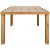 Image 2 : BNIB - Moe's Marina Outdoor Dining Table - Natural - MSRP $3299 - TA-1004-24-0 - 82"W x 42."D x 30"H