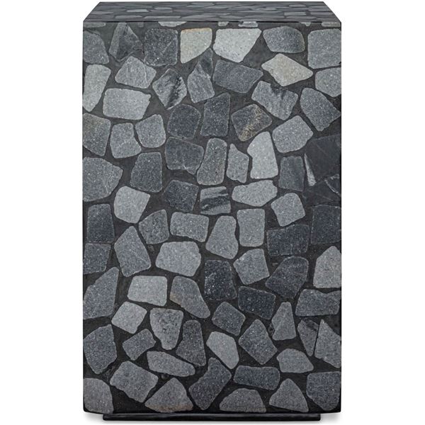 BNIB - Moe's Kiri Outdoor Side Table - Black - Msrp $739 - VH-1018-02 - 14.2"W x 14.2"D x 22.4"H