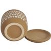 Image 2 : BNIB - Moe's Home Collection - Botanical Planter - Natural - VZ-1029-24 - 4.5"W x 4.5"D x 4.5"H