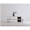 Image 3 : BNIB - Moe's Evans Dining Table - Msrp $3349 - VE-1085-18-0 - 94"L x 38"W x 30"H