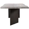 Image 5 : BNIB - Moe's Evans Dining Table - Msrp $3349 - VE-1085-18-0 - 94"L x 38"W x 30"H