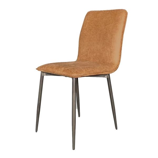 BNIB - Set of 2 LH Home Luca Dining Chairs - Cognac, RV: $537.75 CAD each ($1,075.5 for the set ) (C