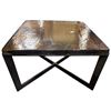 Image 1 : Glass Top Coffee Table (25x25x16)