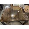 Image 2 : Glass Top Coffee Table (25x25x16)