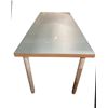 Image 2 : Ikea Wooden Desk with adjustable height, H24" x W55" x D23.5"