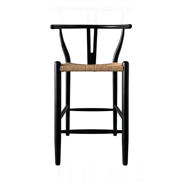 BNIB - Moe's - Ventana Counter Stool Black & Natural - FG-1018-37 - MSRP $639
