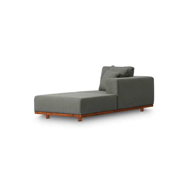BNIB - Sundays Sunny Days Modular Outdoor Chaise Right Facing - Pepper - MSRP $4,475 - Item # OUT-MO