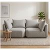 Image 1 : BNIB - Moe's - 2pc Rosello Modular Set - Light Grey (2x OA-1011-29) - MSRP $2,598