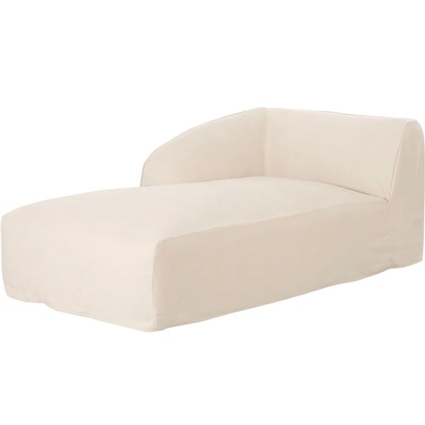 BNIB - Moe's - Isla Modular Beige Left Arm Facing Chaise - MSRP $2,749.00 - Item # OA-1083-34 - 44" 