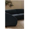 Image 3 : BNIB - Moe's - Fraser Modular Wedge Slipper Chair Deep Blue - MSRP $2,449.00 - FO-1035-19 - 62.5" W 