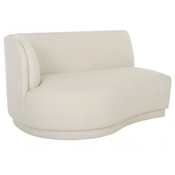 BNIB - Moes - Yoon Modular Left Facing 2-Seat Chaise - Sweet Cream - MSRP $2,999 - JM-1017-05 - 59.5