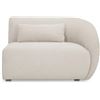Image 3 : BNIB - Moe's - 3pc Amelia Modular Warm White Loveseat - Includes Corner Chair, Right Arm & Left Arm 