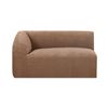 Image 2 : BNIB - Moe's - 4pc Isla Mocha Modular Set - Includes Left Arm Facing Chair, Ottoman, Slipper Chair, 