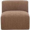 Image 4 : BNIB - Moe's - 4pc Isla Mocha Modular Set - Includes Left Arm Facing Chair, Ottoman, Slipper Chair, 