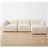 Image 1 : BNIB - Moe's - 3pc Isla Beige Modular Set - Includes Right Arm Facing Chaise, Slipper Chair, Left Ar