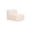 Image 3 : BNIB - Moe's - 3pc Isla Beige Modular Set - Includes Left Arm Facing Chaise, Slipper Chair, Right Ar