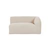 Image 4 : BNIB - Moe's - 3pc Isla Beige Modular Set - Includes Left Arm Facing Chaise, Slipper Chair, Right Ar